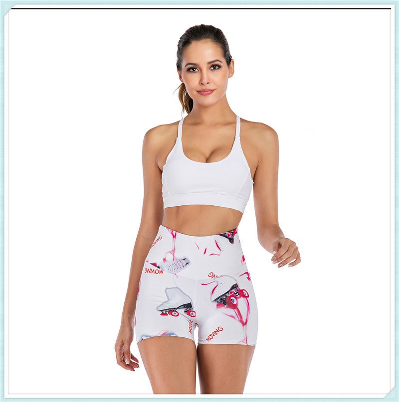 Digital printed yoga shorts - RJ Athletics