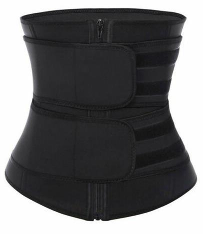 Double Waist Belt Waist Trainer Steel Bone Corset Waist Trainer Neoprene Corset - RJ Athletics