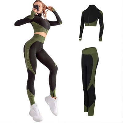 Seamless Yoga Suit Set - RJ Athletics