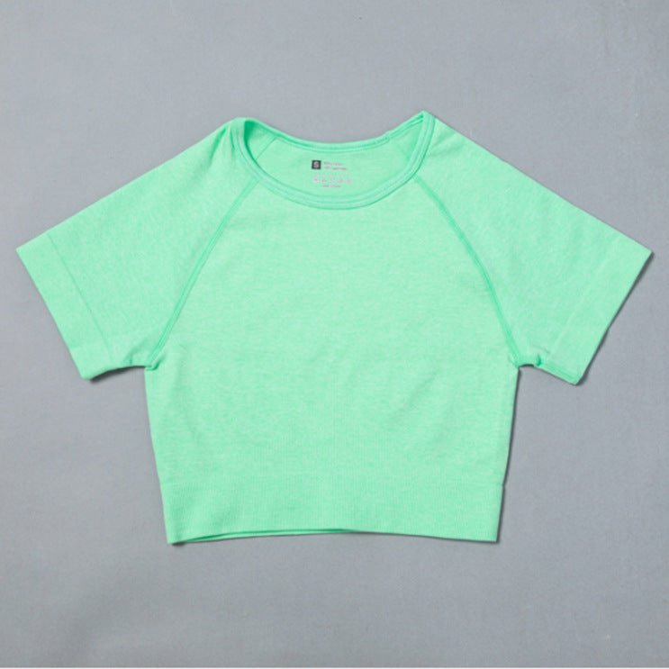 Sportswear T-Shirts Short-Sleeve Workout-Tops Fitness-Crop-Top Seamless Vital Running - RJ Athletics