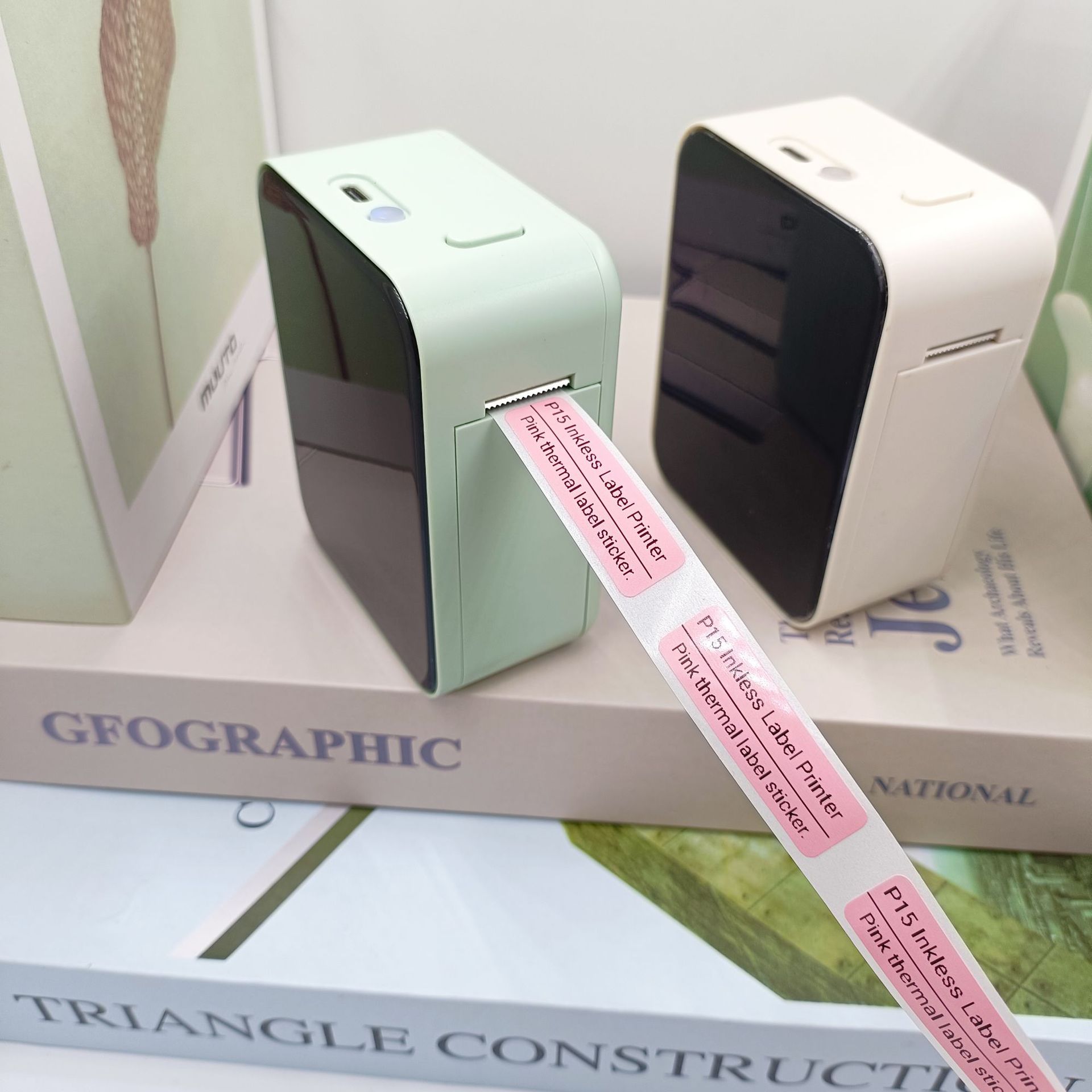 RJ&DRN wireless P15 mini label maker printer app