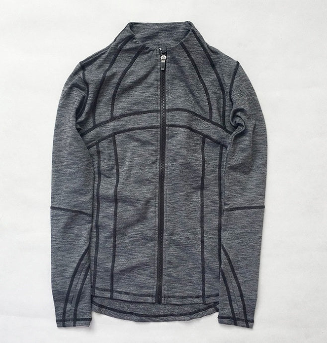 Aerfey Women Student Girl Sports Yoga Running Zipper Jacket Fitness Tracksuits Training Coat Long Sleeve Sweatshirts - RJ Athletics