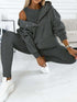 Athleisure Hoodie With Thick Thread Slim-fit Vest Pants Three Pieces Set - RJ Athletics