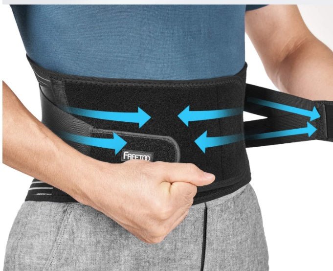 Breathable Abdomen Support Belt Compression Waist Fixed Training Belt - RJ Athletics