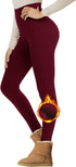 Cropped High Waist Velvet Padded Leggings Thermal Slim Fit - RJ Athletics