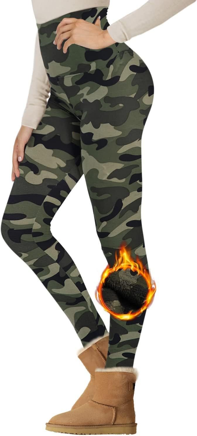 Cropped High Waist Velvet Padded Leggings Thermal Slim Fit - RJ Athletics