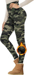 Cropped High Waist Velvet Padded Leggings Thermal Slim Fit - RJ Athletics