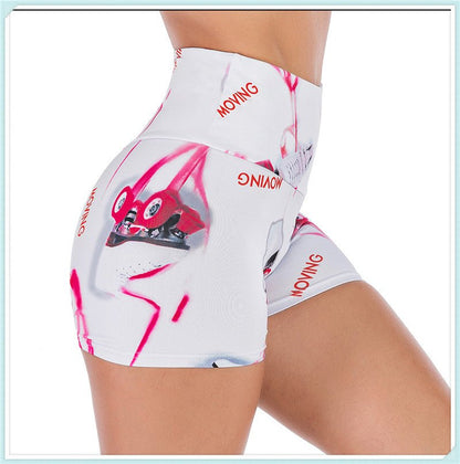 Digital printed yoga shorts - RJ Athletics
