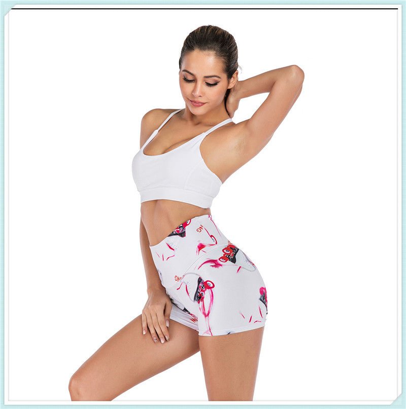 Digital printed yoga shorts - RJ Athletics
