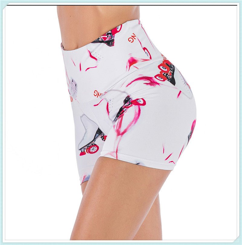 Digital printed yoga shorts - RJ Athletics