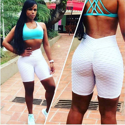 Jacquard fluorescent yoga shorts - RJ Athletics