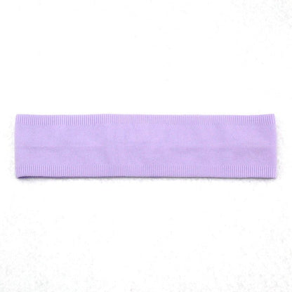 Non-slip Sports Antiperspirant Headband Nylon Monochromatic Headband Headwear - RJ Athletics