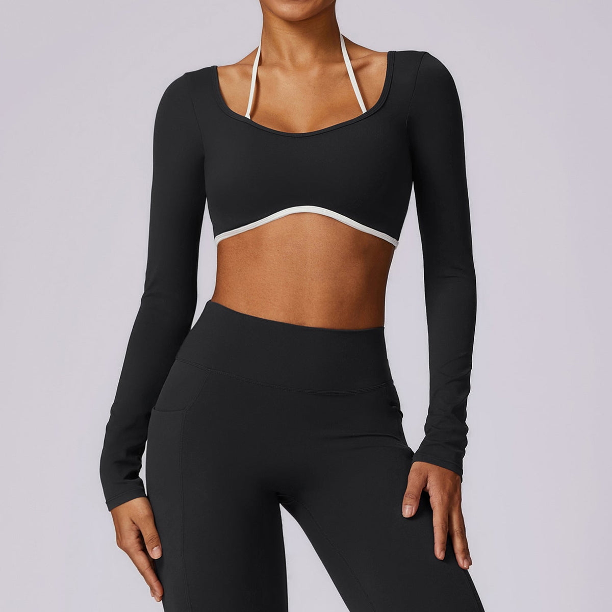 Quick-drying Beauty Back Yoga Clothing Top Long Sleeve Running Exercise T-shirt Long Sleeve Workout Clothes - RJ Athletics