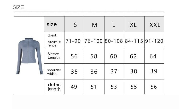 Running Training High Elastic Breathability Jacket Long Sleeve Top Workout Clothes - RJ Athletics