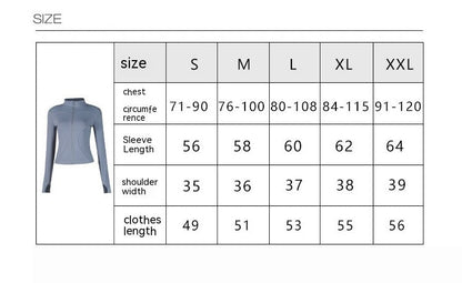 Running Training High Elastic Breathability Jacket Long Sleeve Top Workout Clothes - RJ Athletics