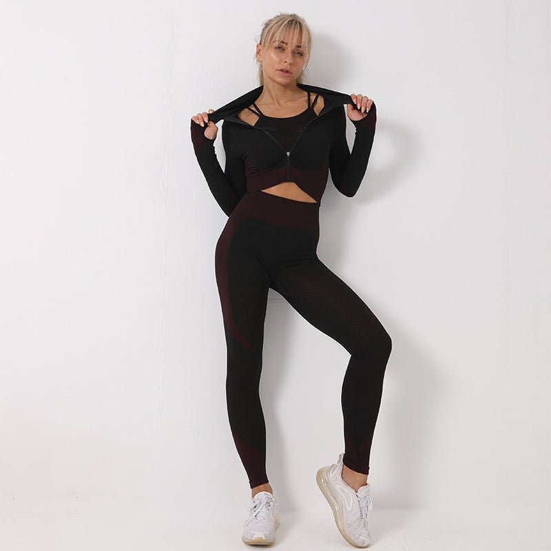 Seamless Yoga Suit Set - RJ Athletics
