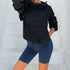 short cotton black biker shorts - RJ Athletics