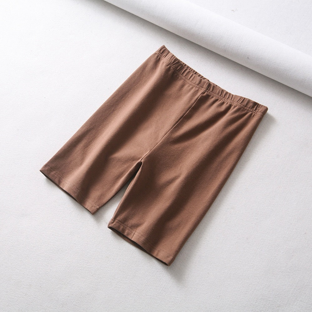 short cotton black biker shorts - RJ Athletics