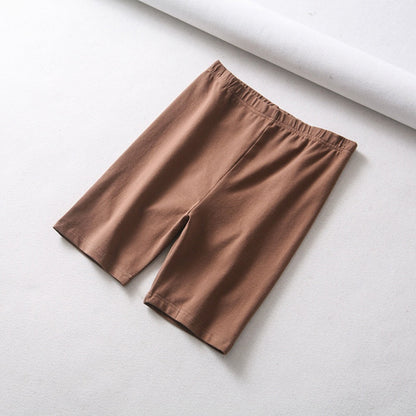 short cotton black biker shorts - RJ Athletics