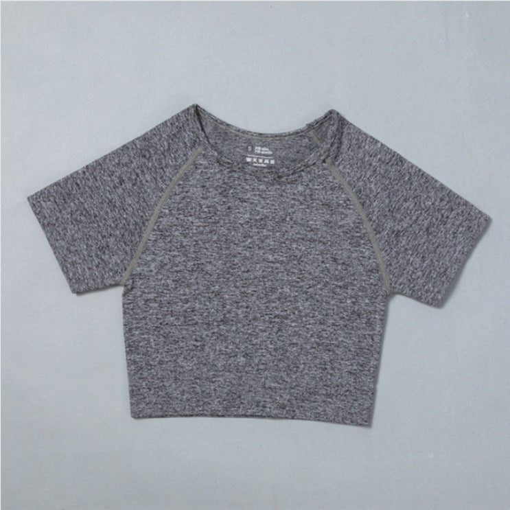 Sportswear T-Shirts Short-Sleeve Workout-Tops Fitness-Crop-Top Seamless Vital Running - RJ Athletics