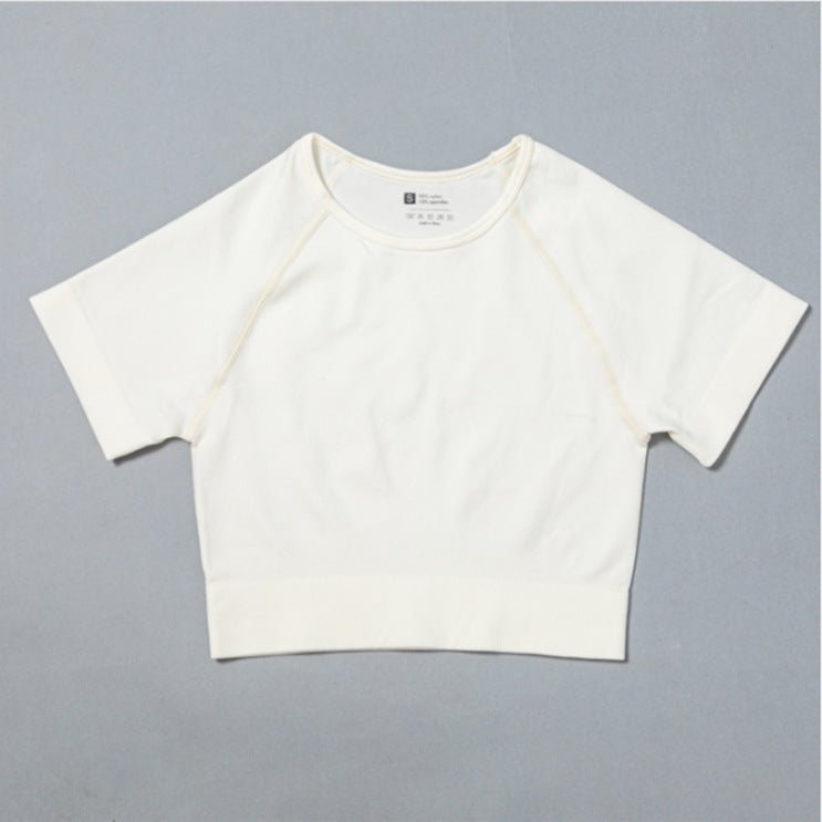 Sportswear T-Shirts Short-Sleeve Workout-Tops Fitness-Crop-Top Seamless Vital Running - RJ Athletics