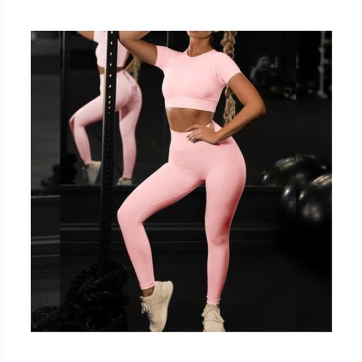 Sportswear T-Shirts Short-Sleeve Workout-Tops Fitness-Crop-Top Seamless Vital Running - RJ Athletics