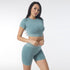Summer Women Seamless Yoga Set Gym Workout Clothes Sports suit Outfits Tracksuit High Waist Sports Suit - RJ Athletics