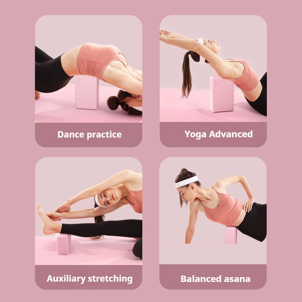 Yoga Bricks Gym Blocks Foam Brick Training Exercise Fitness Tool Yoga Bolster Pillow Cushion Stretching Body Shaping Blocks - RJ Athletics